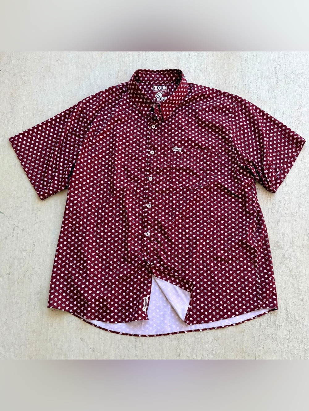 Dixxon Flannel Company Shirt F Bomb Size 4XL Short Sleeve All Over Print